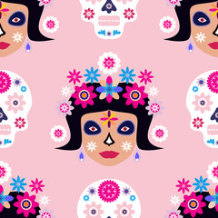 Catrina Calavera pattern 5