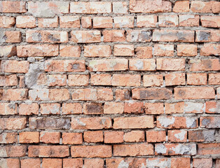 texture of old brickwork