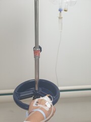Drip injection in hospital