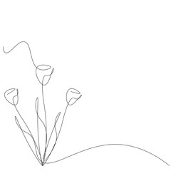 Flower background design vector illustration