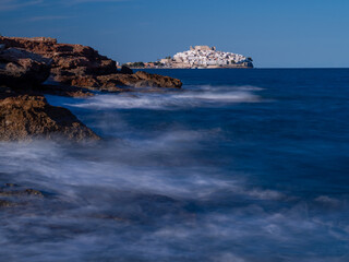 views of Peñiscola from the Sierra de Irta