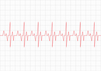 Heart beat line end of life background