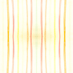 Yellow Stripes Ornament. Artistic Brushstroke 