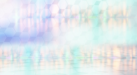 Obraz premium creative artistic lights background 3d-illustration