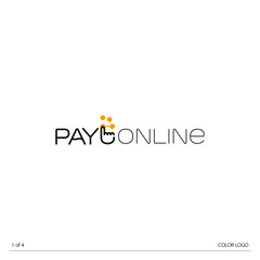Pay logo, monochrome versions and description in artboards	