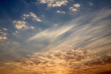 Amazing colors of sky