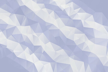 Grey & White Abstract Low Poly Geometric Gradient Lines Polygonal Background Vector Illustration