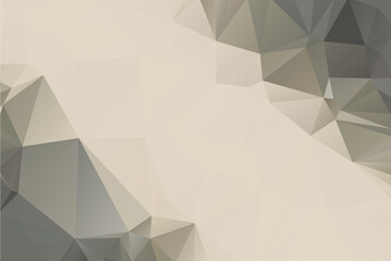 Modern Dark Abstract Geometric Polygonal Background Vector Illustration