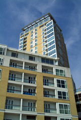 Canary Wharf River Thames London Docks Dockland Housing development