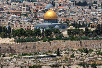 Nice panorama of the city of Jerusalem