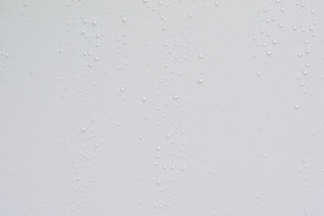 Raindrops on the wall