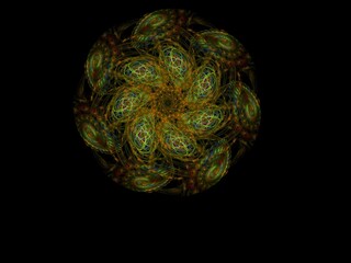 Imaginatory fractal background Image