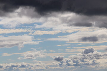 Japan's beautiful three-dimensional sky and clouds