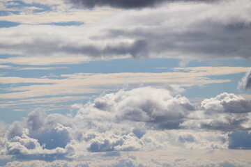 Obraz premium Japan's beautiful three-dimensional sky and clouds