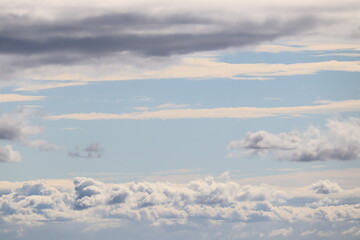 Japan's beautiful three-dimensional sky and clouds