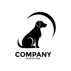 dog vector Logo design template