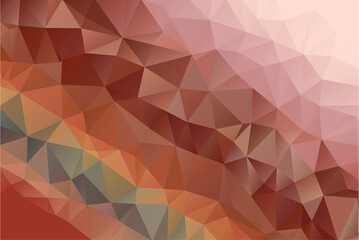 Modern Pastel Colors Abstract Low Poly Geometric Gradient Polygonal Background Vector Illustration