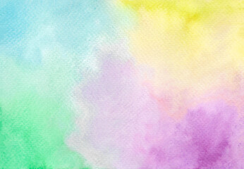 Abstract colorful watercolor for background, multicolored glitter texture.