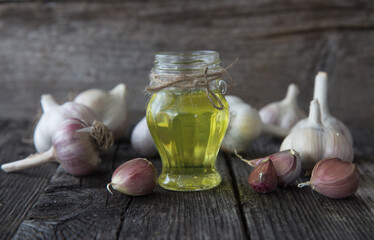 garlic and oil