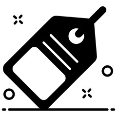 
Sale tag vector style in trendy style, sale label in modern style 
