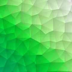 Fototapeta na wymiar Green triangular background. Geometric design element. eps 10