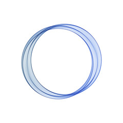 Abstract swirl energy circle Blue element design wave. eps 10