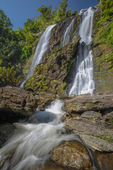 Obraz premium Klong Lan Waterfall in Kamphaeng Phet Province, Thailand