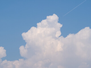 blue sky with clouds background