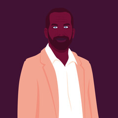 Portrait of an elderly man in a blazer