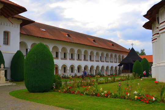 Monastery Sambata, a Romanian Orthodox monastery in S&acirc;mbăta de Sus, Brașov County, in the Transylvania region. Dedicated to the Dormition of the Mother of God
