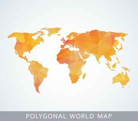Polygonal World Map