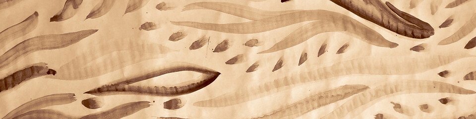 Hipster Background. Gunmetal Sepia and White Ethnic Paint.  Floral Wallpaper. Greyscale Minimal Texture. Trendy Print.  Hipster Background. Abstract Fashion Illustration.