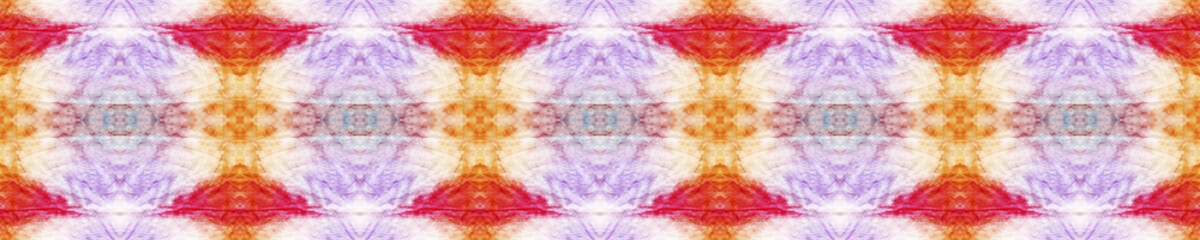 Tie Dye Background. Tribal Backdrop.  Rainbow Natural Ethnic Illustration. Pastel Violet, Blue and White Textile Print. Colorful Tie Dye Background.