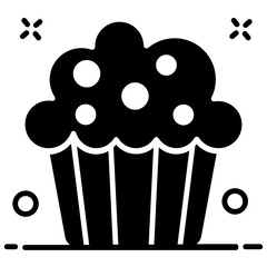 
Fairy cake icon design, editable vector style 
