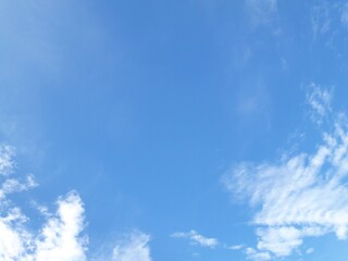 blue sky with clouds