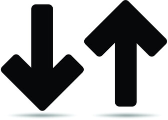 Arrows big black set icons. Arrow icon. Arrow vector collection. Arrow. Cursor. Modern simple arrows. Vector illustration.