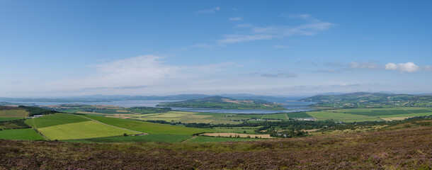 Fototapeta na wymiar View from Grianan of Aileach, Donegal, Ireland