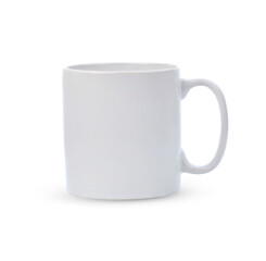ceramic cup isolated on white background.