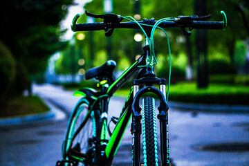 bike on the road