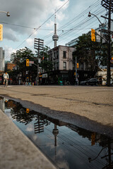 These images capture beautifully the urban and modern contrast you can find when in Toronto, Canada. 