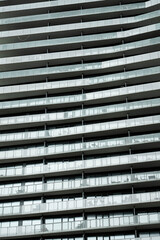 These photos were shot in Toronto, Canada. They are wonderfully minimalistic and southing. The pattern on the side of the buildings make for great images