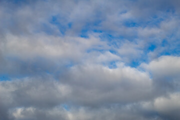 blue sky with clouds