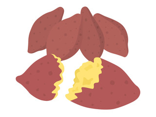 サツマイモのイラスト