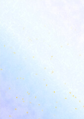 金箔を散りばめた　雲竜和紙風　背景素材（青×紫色）