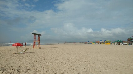 lifeguard hut on the beach