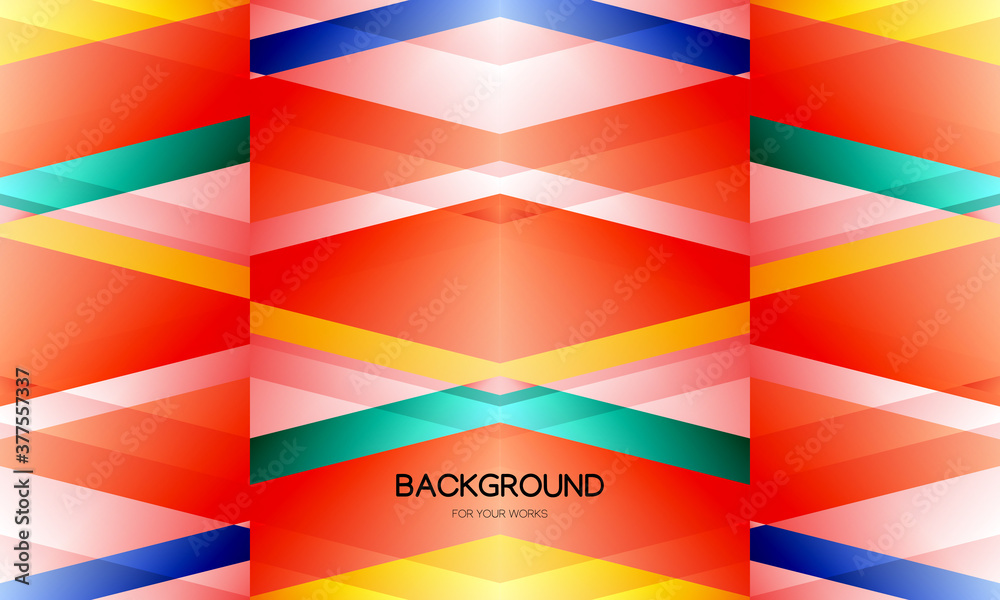 Poster colorful abstract background with geometric composition. seamless pattern. for use in all types of d