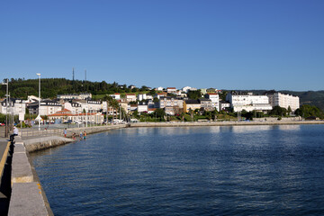 Fototapeta premium Costal view of the picturesque village of Ortigueira in the Galicia region of Spain.