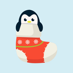 Socks Christmas with cute animal