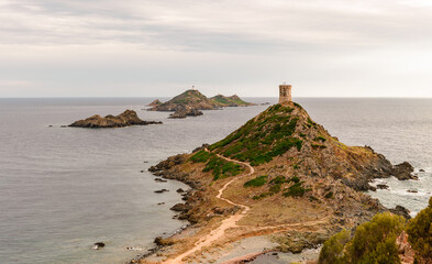 The Parata tower of the bloody islands at sunset