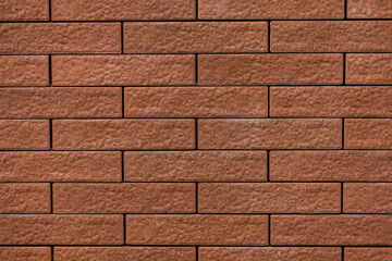 Red brick wall background and texture